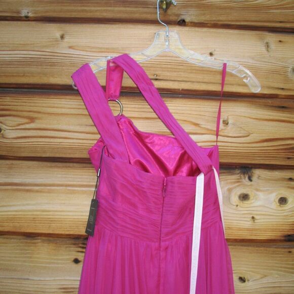 MAC DUGGAL 55820 Strappy One Shoulder A Line Gown - Picture 10 of 14